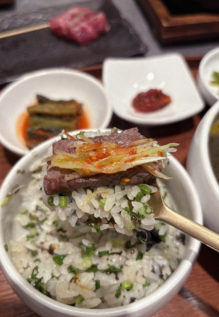 GOWOOGA Gangnam·Yeoksam · the rice course with accompaniments