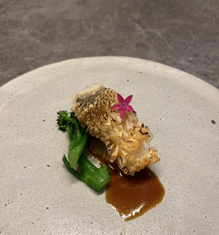 GOWOOGA Yeouido · a plated course of Hanwoo beef