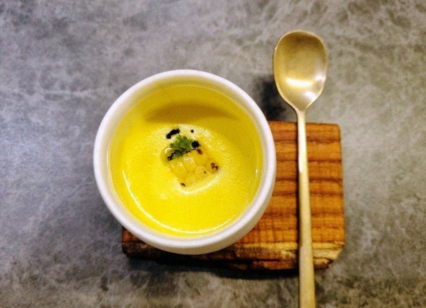GOWOOGA Yeouido · a warm soup to finish the course