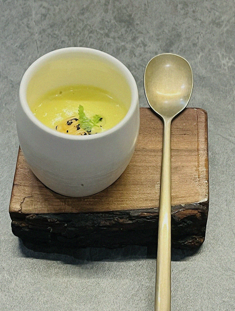 GOWOOGA Yeouido · a warm soup to finish the course
