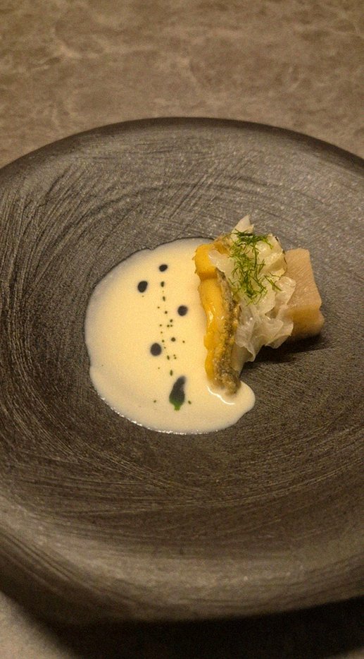 GOWOOGA Yeouido · a plated course of Hanwoo beef
