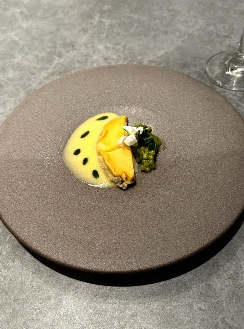 WOOHANA Yeouido · a plated course of Hanwoo beef