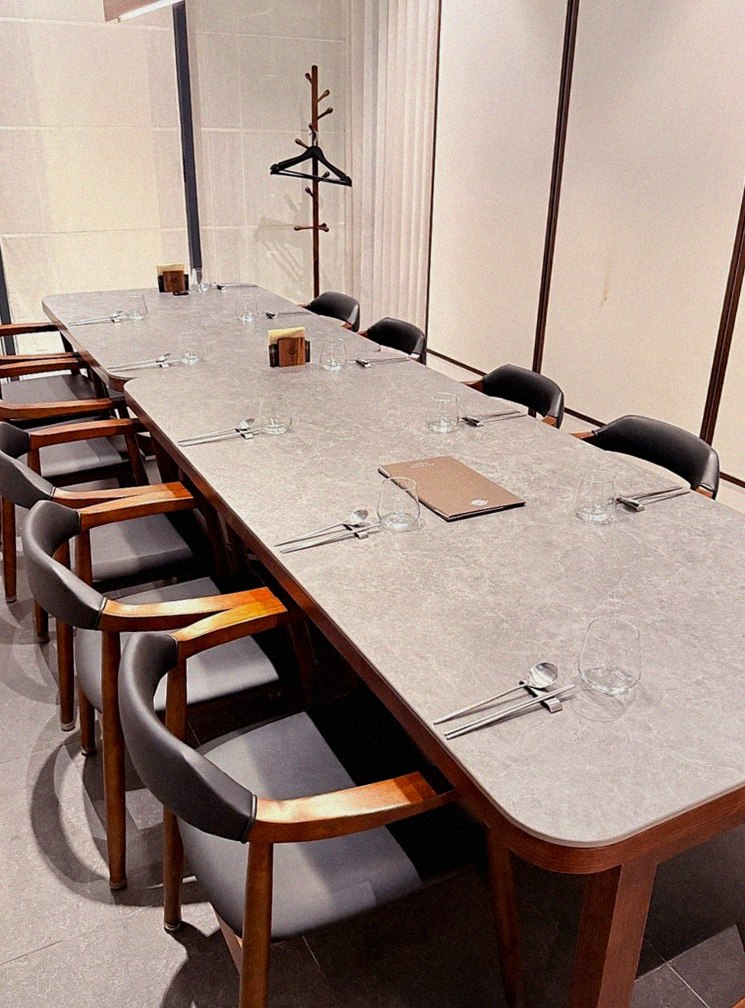 WOOHANA Yeouido · a private dining room — every table is a private room