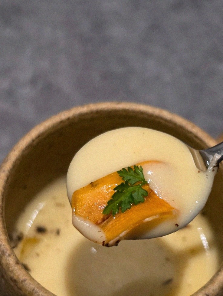 WOOHANA Yeouido · a warm soup to finish the course