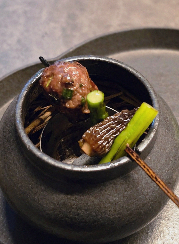 GOWOOGA Yeouido · a plated course of Hanwoo beef