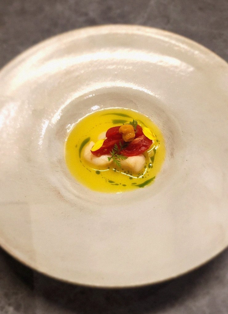 WOOHANA Yeouido · a plated course of Hanwoo beef