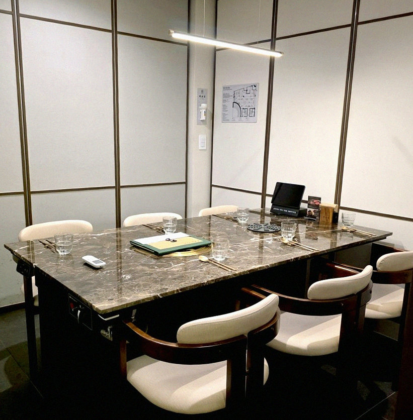 DAEBOJUNG Yeouido · a private dining room — every table is a private room