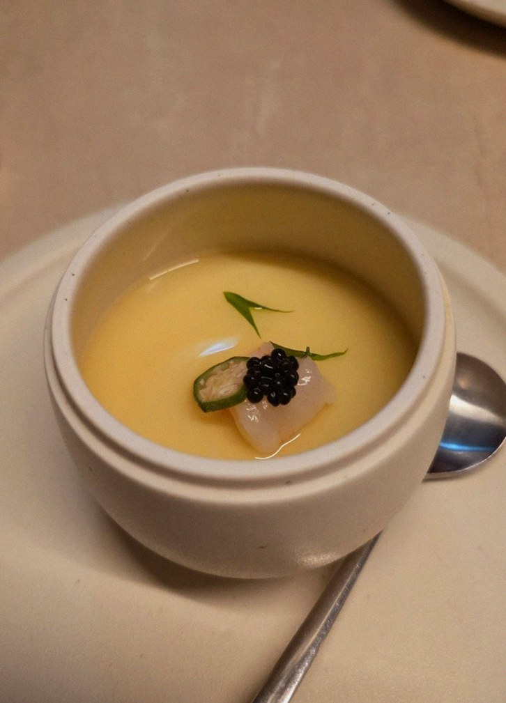 WOOARA Yeouido · a warm soup to finish the course