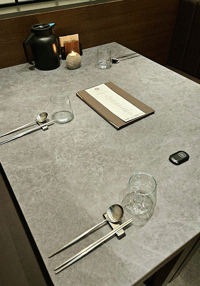 WOOHANA Jonggak · the full Hanwoo omakase table