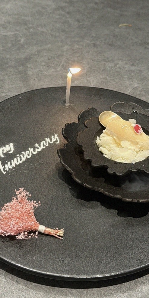 GOWOOGA Gangnam·Yeoksam · dessert to close the omakase