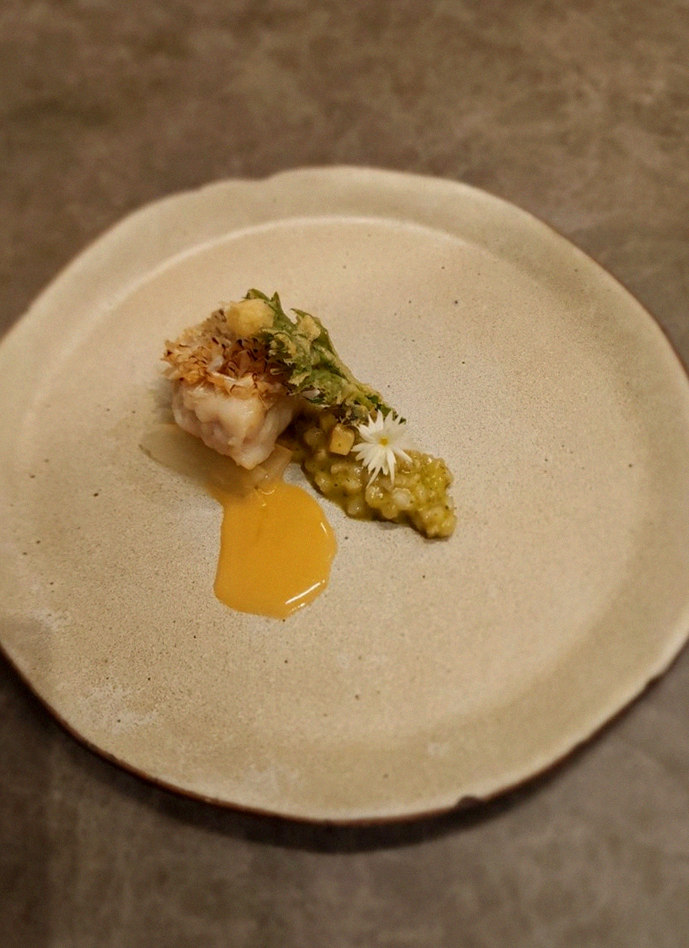 GOWOOGA Gwanghwamun · a plated course of Hanwoo beef