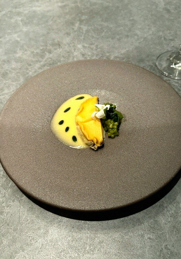 WOOHANA Jonggak · a plated course of Hanwoo beef