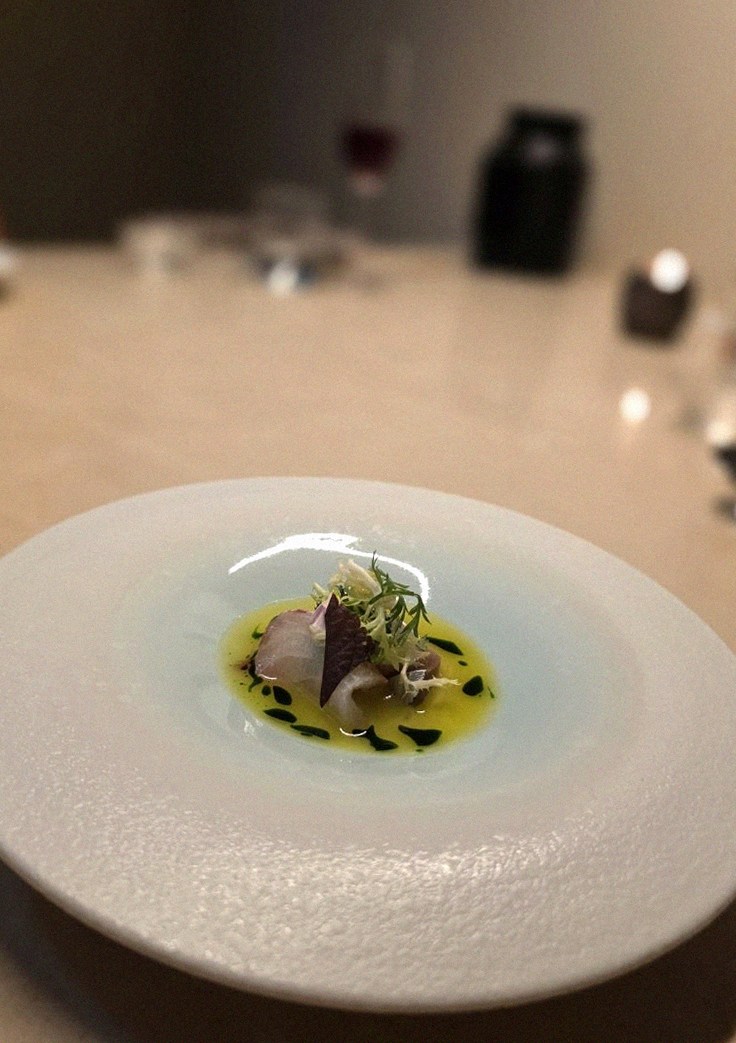 WOOARA Yeouido · a plated course of Hanwoo beef