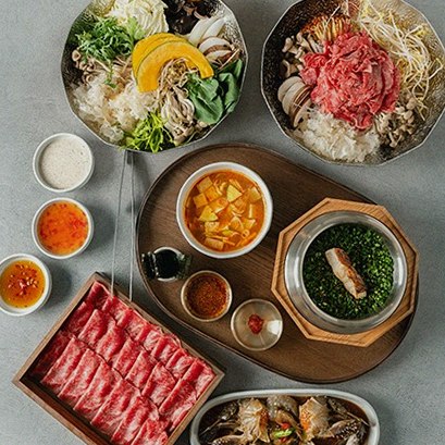 DAEBOJUNG Yeouido · assorted Korean side dishes (banchan)