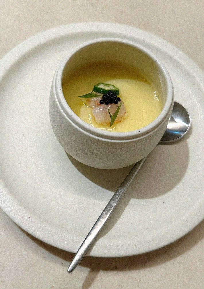 WOOARA Yeouido · a warm soup to finish the course