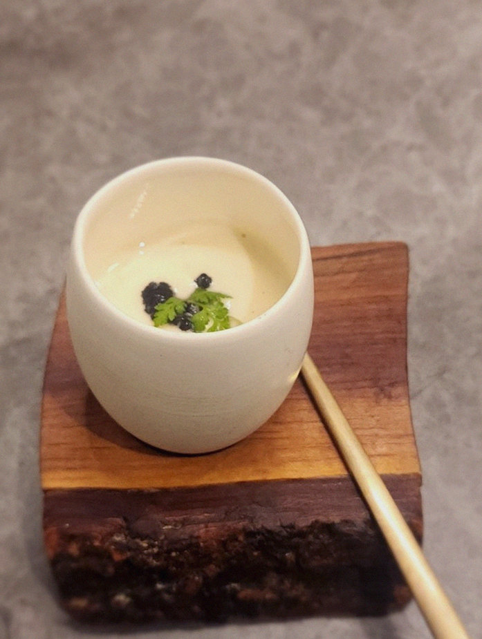 GOWOOGA Gwanghwamun · a warm soup to finish the course