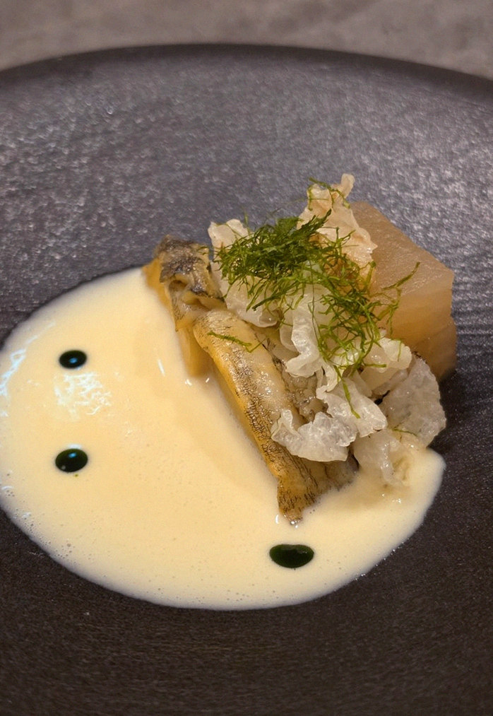GOWOOGA Gwanghwamun · a plated course of Hanwoo beef