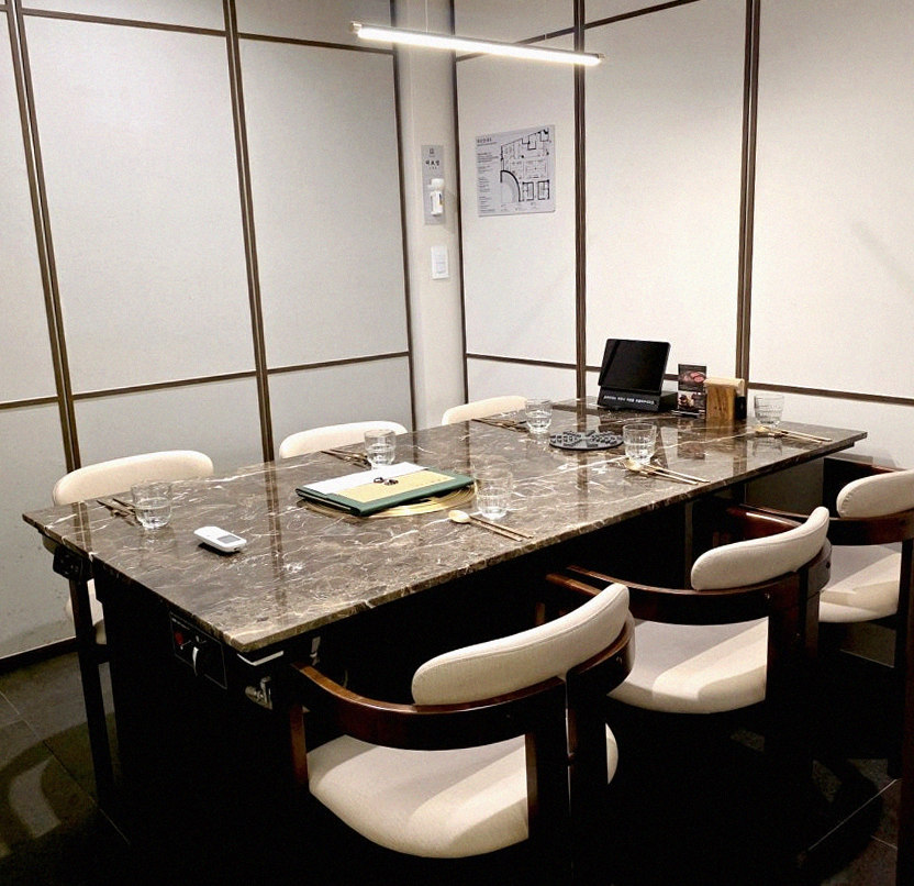 DAEBOJUNG Yeouido · a private dining room — every table is a private room