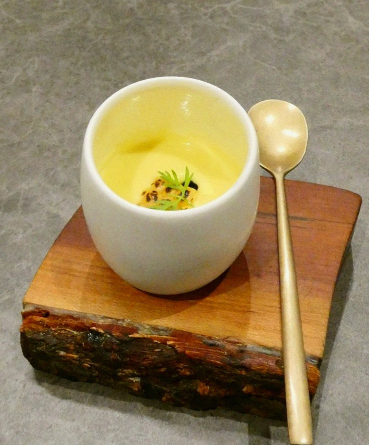 GOWOOGA Gwanghwamun · a warm soup to finish the course