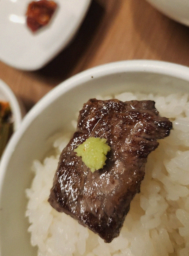 GOWOOGA Gwanghwamun · the rice course with accompaniments