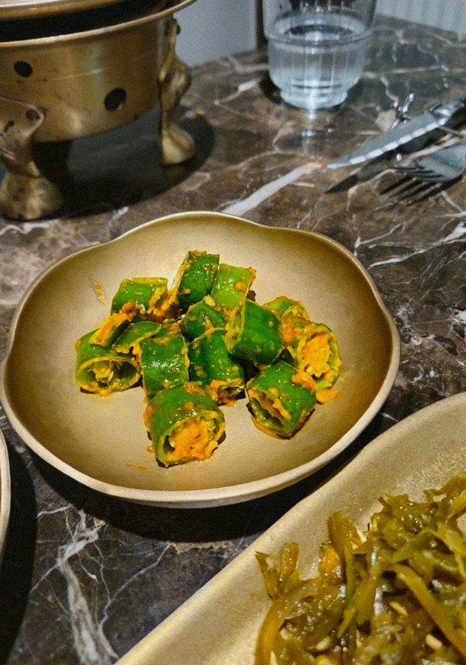 DAEBOJUNG City Hall · assorted Korean side dishes (banchan)