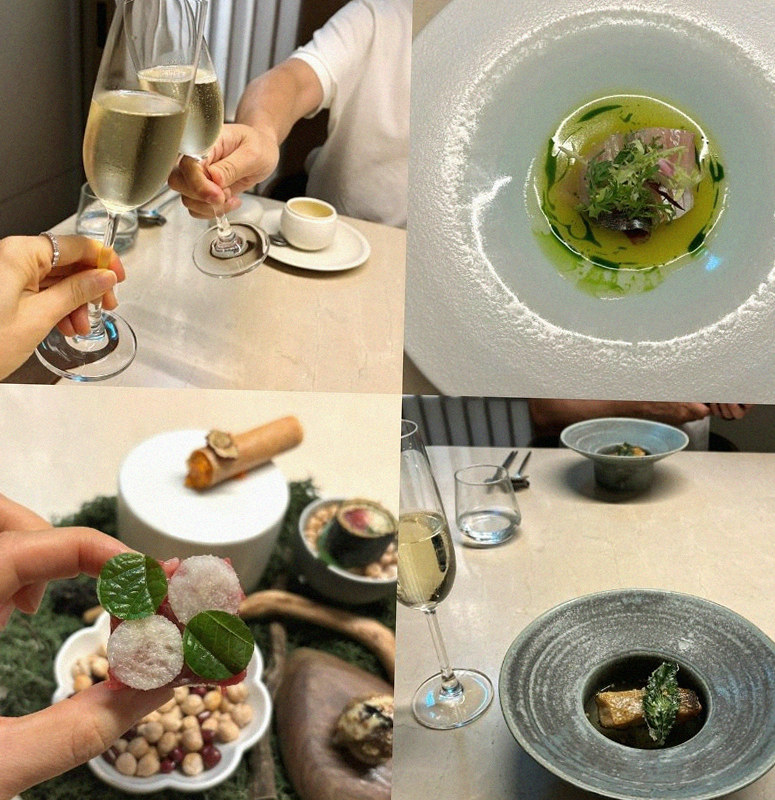 WOOARA Gwanghwamun · a plated course of Hanwoo beef