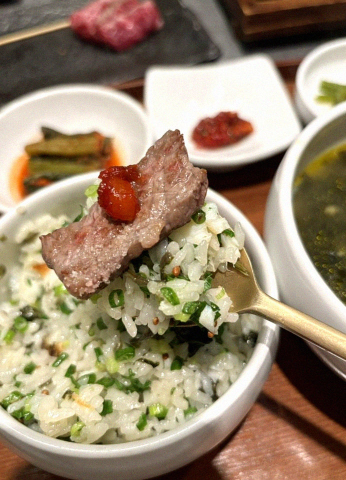 GOWOOGA Gangnam·Yeoksam · the rice course with accompaniments