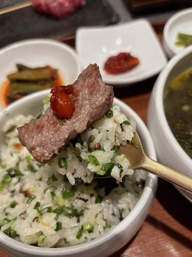 GOWOOGA Gangnam·Yeoksam · the rice course with accompaniments