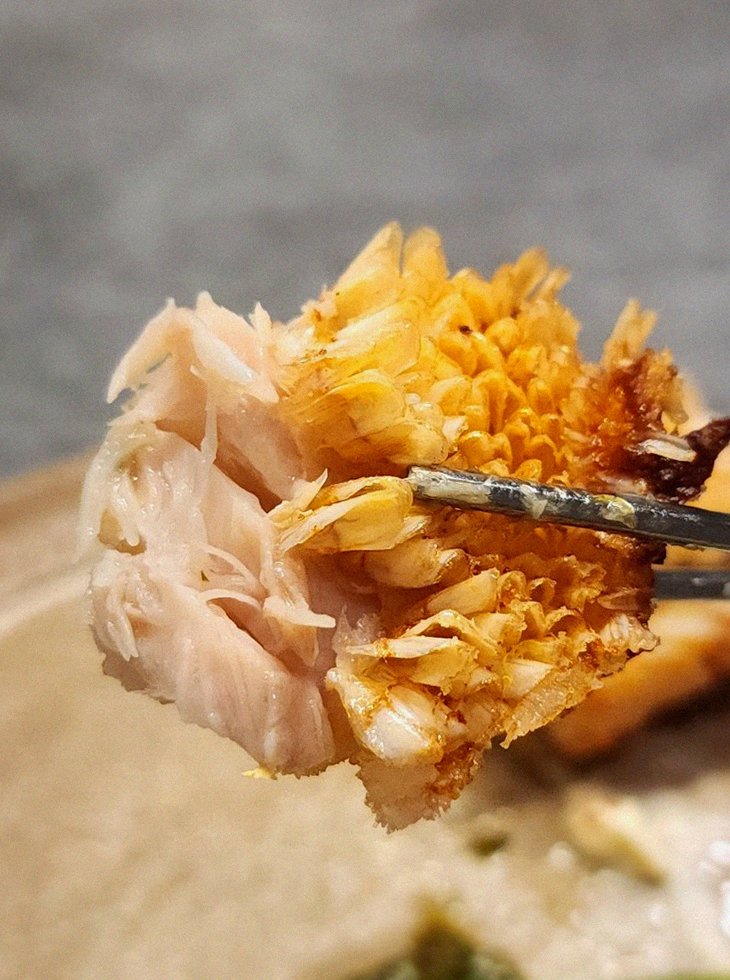 WOOHANA Yeouido · seafood course served alongside the beef