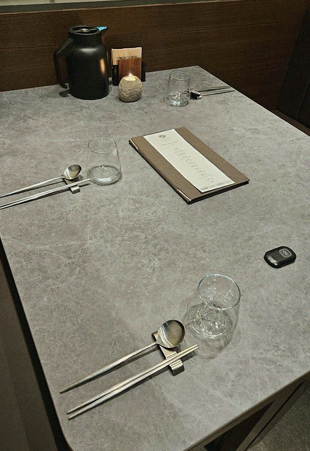WOOHANA Yeouido · the full Hanwoo omakase table