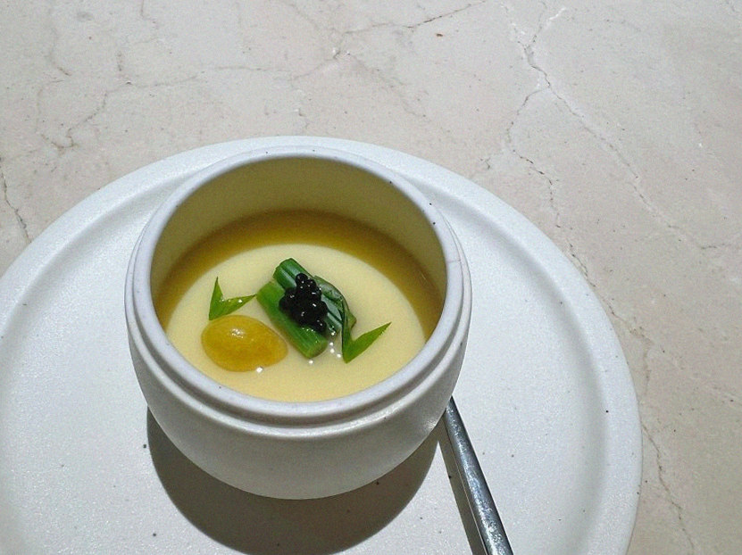WOOARA Yeouido · a warm soup to finish the course