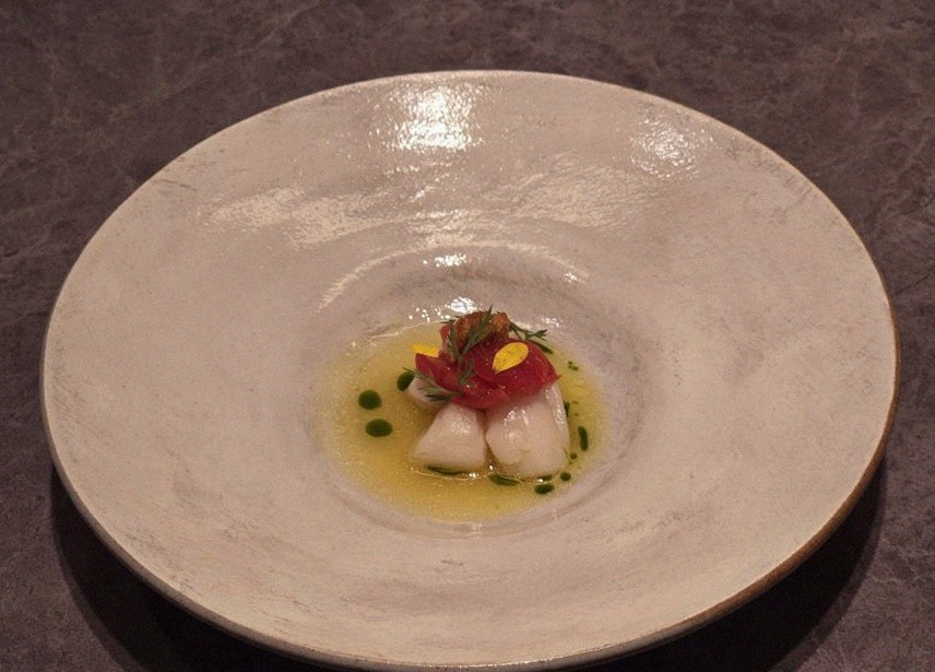 WOOHANA Yeouido · a plated course of Hanwoo beef