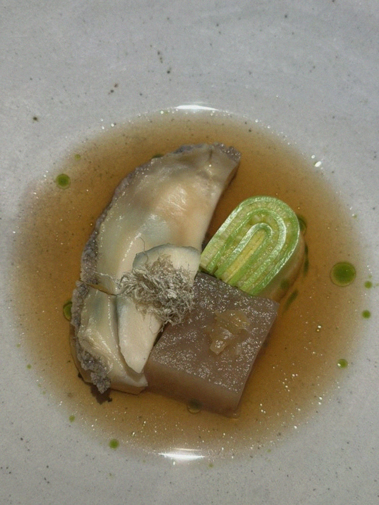 WOOARA Gwanghwamun · seafood course served alongside the beef