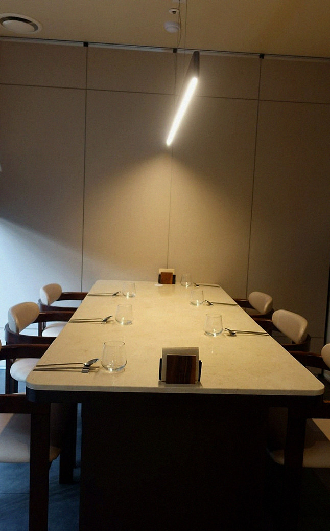 WOOARA Gwanghwamun · a private dining room — every table is a private room