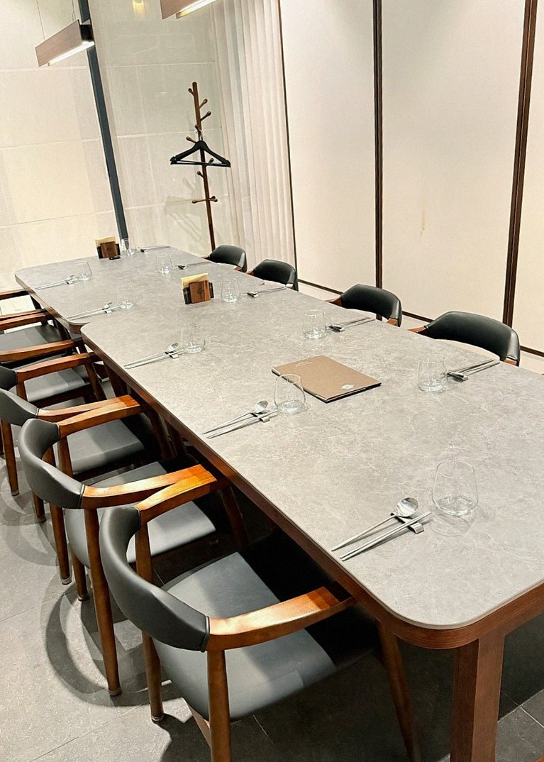 WOOHANA Yeouido · a private dining room — every table is a private room