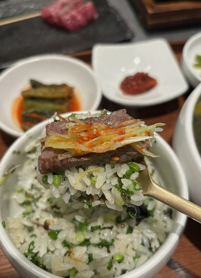 GOWOOGA Gangnam·Yeoksam · the rice course with accompaniments