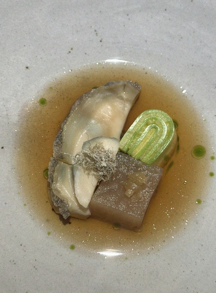 WOOARA Gwanghwamun · seafood course served alongside the beef