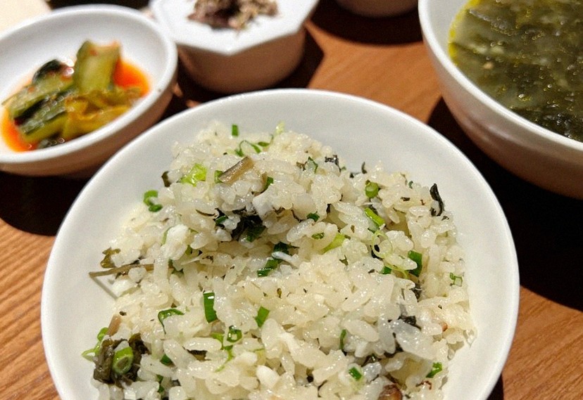 WOOARA Gwanghwamun · the rice course with accompaniments