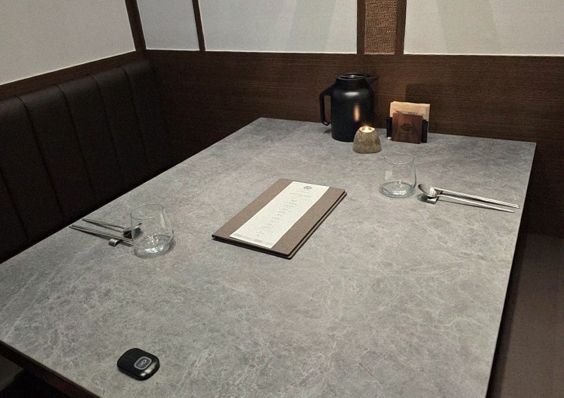 WOOHANA Jonggak · a private dining room — every table is a private room