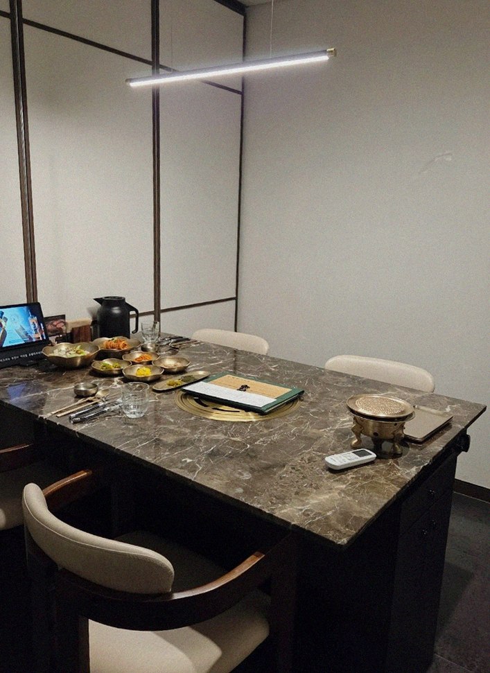 DAEBOJUNG Yeouido · the full Hanwoo omakase table