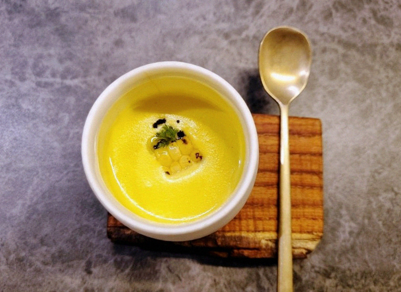 GOWOOGA Yeouido · a warm soup to finish the course