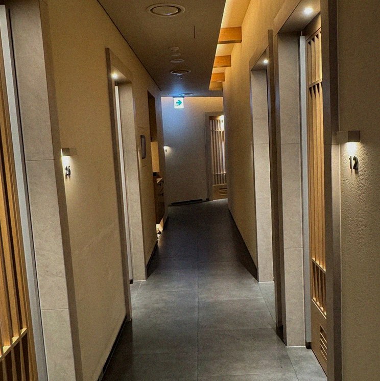 WOOARA Yeouido · a private dining room — every table is a private room