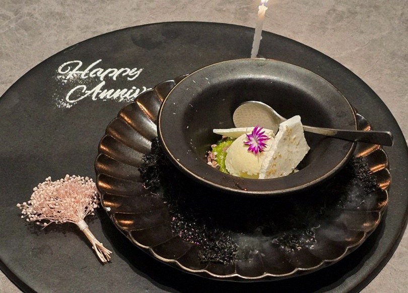 WOOHANA Jonggak · dessert to close the omakase