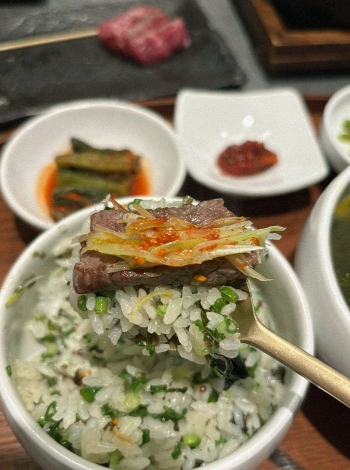GOWOOGA Gangnam·Yeoksam · the rice course with accompaniments