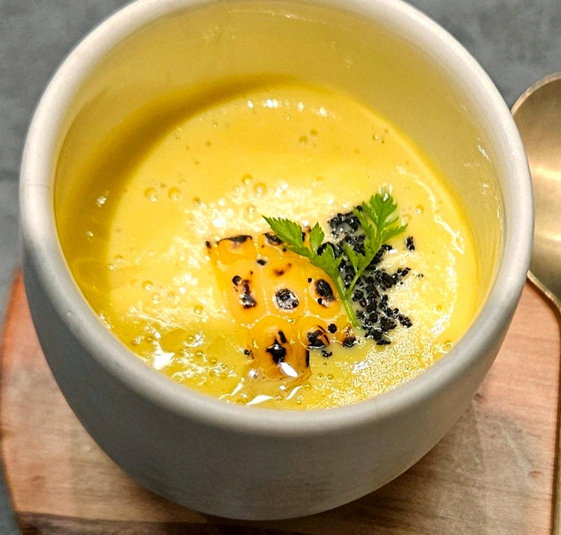 GOWOOGA Gangnam·Yeoksam · a warm soup to finish the course