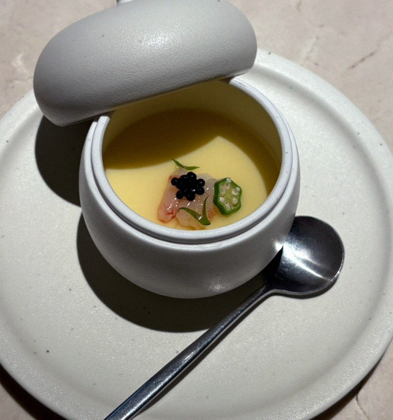 WOOARA Yeouido · a warm soup to finish the course