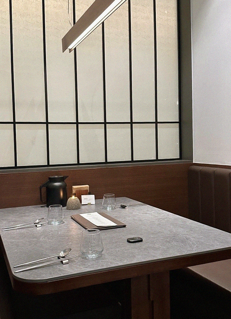 WOOHANA Yeouido · a private dining room — every table is a private room