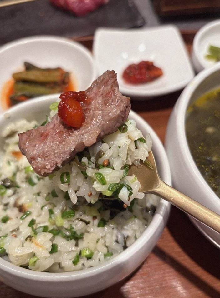 GOWOOGA Gangnam·Yeoksam · the rice course with accompaniments