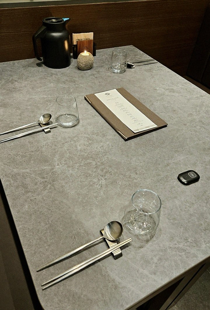 WOOHANA Jonggak · the full Hanwoo omakase table