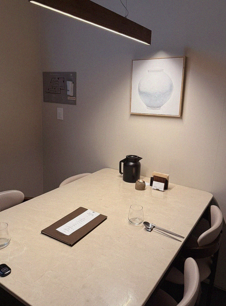 WOOARA Yeouido · a private dining room — every table is a private room